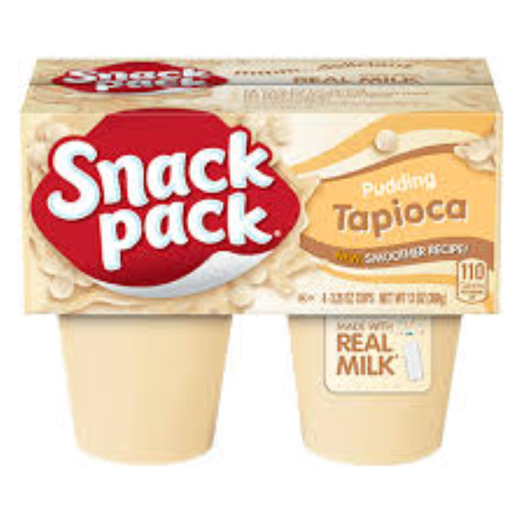 SNACK PACK PUDDING TAPIOCA 368G